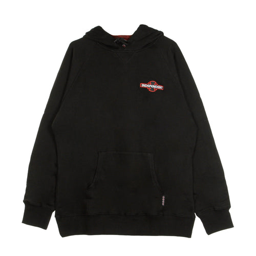 INDEPENDENT Felpa Leggera Cappuccio Uomo Array Raglan Hood Black da uomo