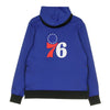 NIKE NBA Felpa Leggera Cappuccio Zip Uomo Nba Therma Flex Showtime Hoodie Phi76e Rush Blue/black/white da uomo