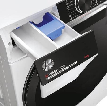 Lavatrice SLIM a carica frontale H-WASH 700 Hoover H7W448MBC-S