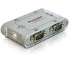 DeLOCK 4 Port USB 2.0 Serial Hub Argento (Delock USB 2.0 to 4 port serial HUB -)