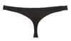 Tanga Aperto con Effetto Special Nero Elasticizzato