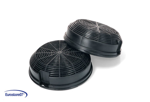 KIT 2 FILTRI CARBONE TYPE47 CAPPA ASPIRANTE FABER ELICA ELECTROLUX WHIRLPOOL F15