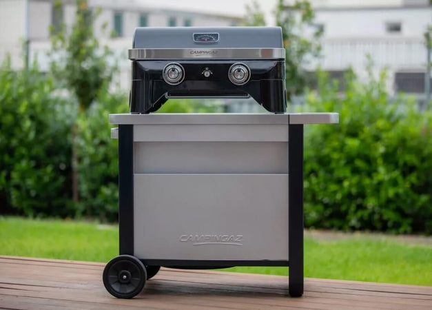 Campingaz Supporto per Barbecue con Ruote Carrello Barbecue 2000036959 Deluxe