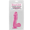 Basix Rubber 6.5 Realistic Dong Rosa dildo con ventosa 16,5 cm