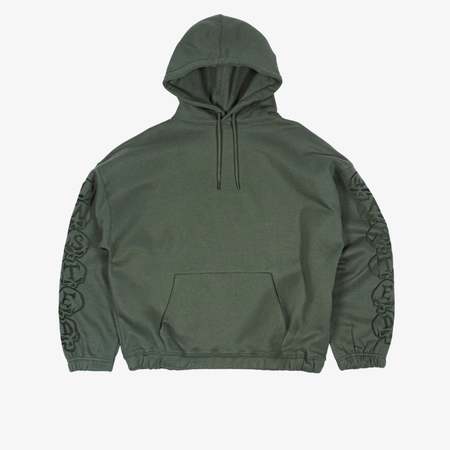 Felpa Wasted Paris Bury Hood Green