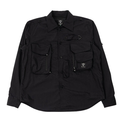 SOUTH2 WEST8 Tenkara Trout Shirt in Black da uomo