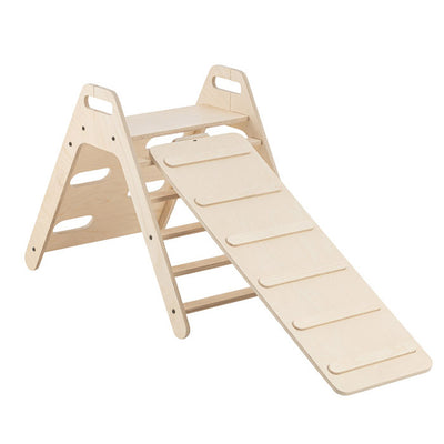 Triangolo Pikler e scivolo Slide&Climb Mamatoyz - Legno