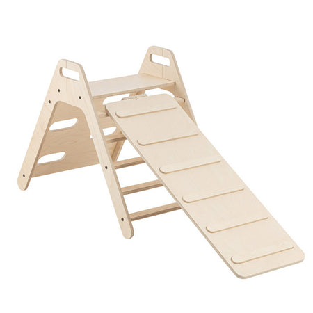 Triangolo Pikler e scivolo Slide&Climb Mamatoyz - Legno