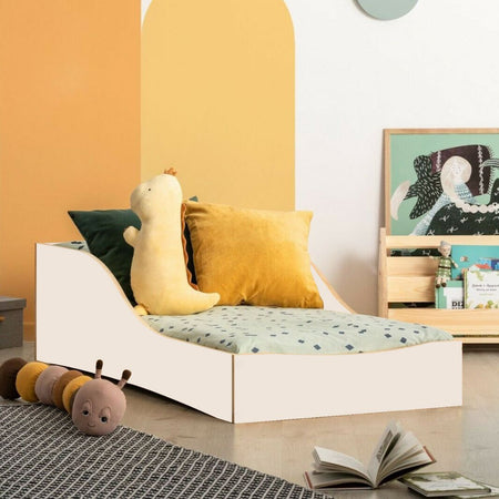 Lettino Montessori ASHI bianco 143 x 75 cm