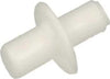 16-PEZZI---REGGIPIANI-IN-NYLON-CON-FLANGIA-E-PERNO-Ø5MM---COLORE-BIANCO