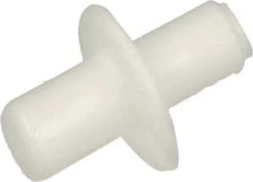 16-PEZZI---REGGIPIANI-IN-NYLON-CON-FLANGIA-E-PERNO-Ø5MM---COLORE-BIANCO