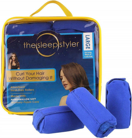 16 Pz Bigodini Memory Foarm Large Arriccia Capelli Ricci Perfetti Dormire Notte Salute e Bellezza > Cura dei Capelli > Bigodini Trade Shop italia - Napoli, Commerciovirtuoso.it