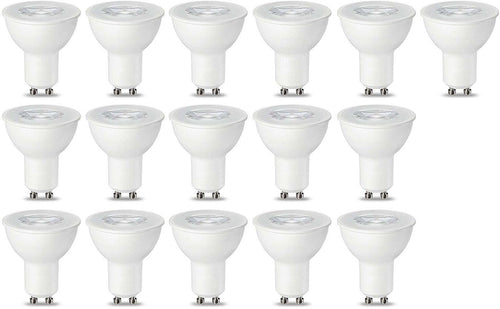 16 pz Lampadina LED GU10, 5.5W (equivalenti a 50W) Luce Bianca Calda 2700K Dimmerabile