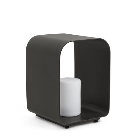 Lampada ridley antrac a led in alluminio per uso interno ed esterno