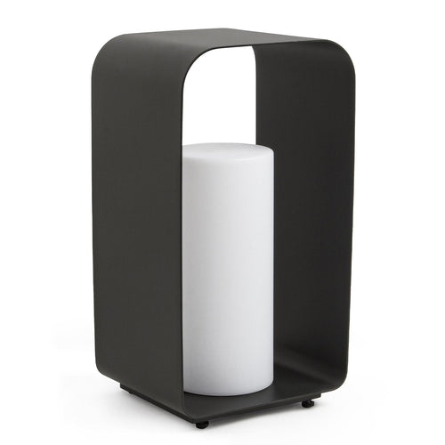 Lampada ridley antrac a led in alluminio per uso interno ed esterno