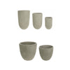 Set di vasi per esterno Brush To da balcone color salvia rotondi