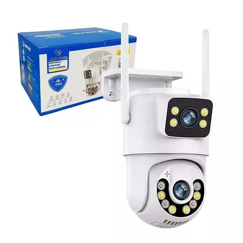TELECAMERA DOPPIA LENTE INFRAROSSI 1080P IP CAMERA WIFI IP66 JORTAN JTZ-9697