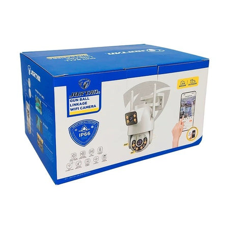 TELECAMERA DOPPIA LENTE INFRAROSSI 1080P IP CAMERA WIFI IP66 JORTAN JTZ-9697