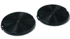 KIT 2 PZ FILTRO CARBONE CAPPA ASPIRANTE CUCINA FABER 122.0067.944 155x15mm F 213