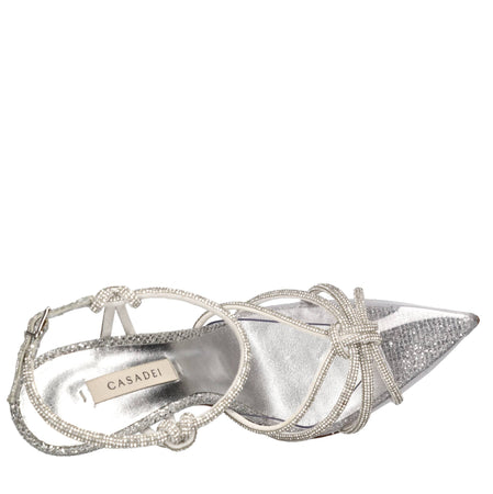 Casadei Scarpe con Tacco Argento da donna