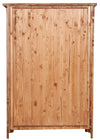 Biscottini Piccola libreria Country in legno massello di tiglio finitura naturale L68xPR25xH98 cm. Made in Italy