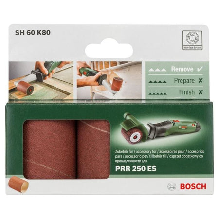 BOSCH Abrasivi PRR 60mm G80 x3 pezzi