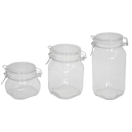 Vaso in vetro per conserve alimenti con chiusura ermetica "Fido" boccacci