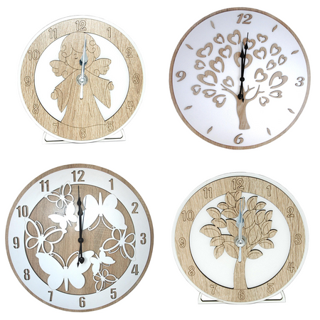 Orologio da parete personalizzabile idea regalo per bomboniera e cerimonia con taglio laser