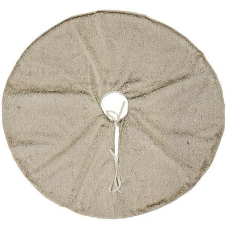 Copertura rotonda per Albero di Natale con paillettes, in poliestere