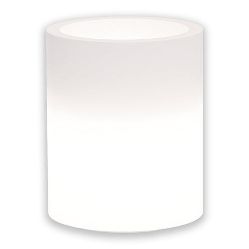 Vaso luminoso Venusio Bright rotondo decorazione con led per esterno Made in Italy