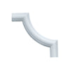 Angoli decorativi per soffitti e pareti, kit da 4 pezzi, in polistirene bianco