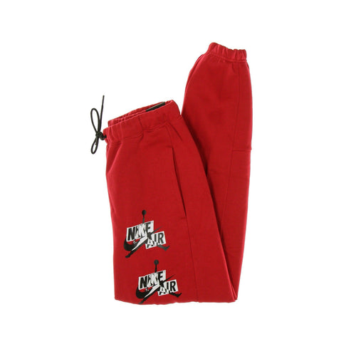 JORDAN Pantalone Tuta Felpato Uomo Jumpman Classics Gym Red/gym Red da uomo