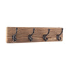 Appendiabiti Rafter struttura in legno con ganci in ferro per arredamento