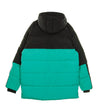 JORDAN Giaccone Lungo Uomo Down Parka Black/watermelon/neptune Green da uomo