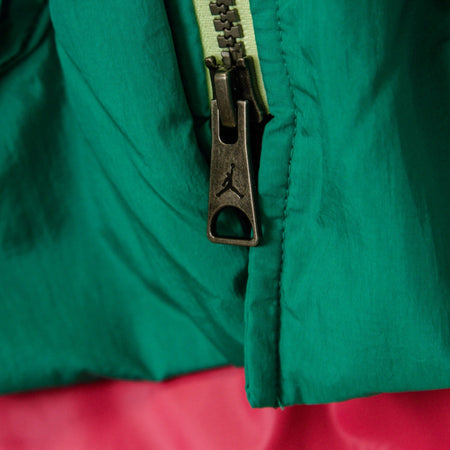 JORDAN Giaccone Lungo Uomo Down Parka Black/watermelon/neptune Green da uomo
