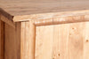Biscottini Biscottini Vetrina Credenza Country legno tiglio naturale 68x25x130 ripiani