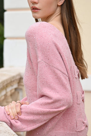 Pullover lavorato in maglia