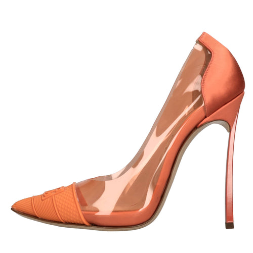 Casadei Scarpe con Tacco Arancio da donna