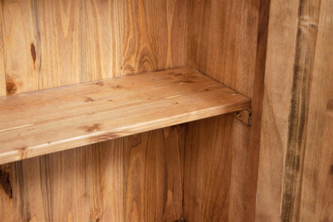 Biscottini Biscottini Stipetto Country legno massello tiglio naturale L68xP25xH130 Made in