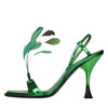 3JUIN Sandali Verde da donna
