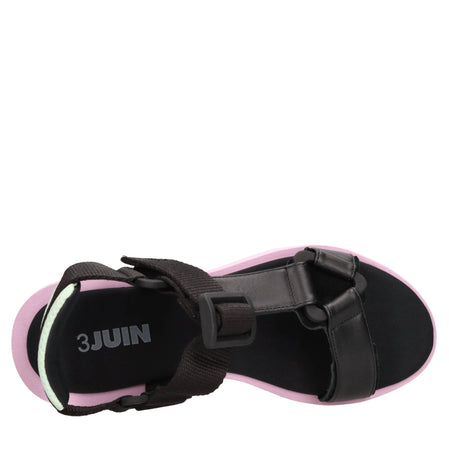 3JUIN Sandali Nero da donna