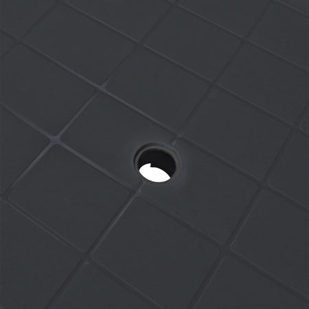 Tavolo da Giardino Antracite 101x68x72 cm in Plastica