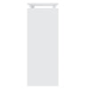Tavolino Consolle Bianco 80x30x80 cm in Legno Multistrato