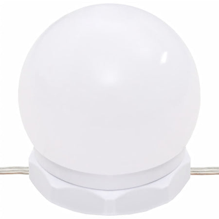 Toeletta con LED Bianco Lucido 74,5x40x141 cm