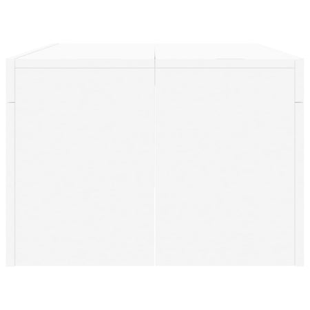 Tavolino da Salotto Bianco 102x50x36 cm in Legno Multistrato