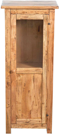 Biscottini Vetrinetta Country Biscottini 40x25x98 legno massello tiglio Made Italy