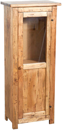 Biscottini Vetrinetta Country Biscottini 40x25x98 legno massello tiglio Made Italy