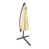 Ombrellone da Giardino Palo laterale 3Mt Beige Palo Alluminio e Manovella