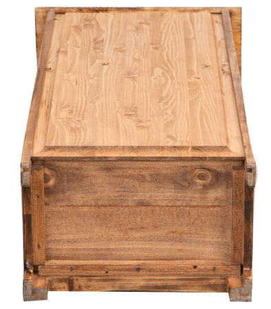 Biscottini Libreria Giorno Country Legno Massello Tiglio Naturale 40x25x98 Biscottini Italy