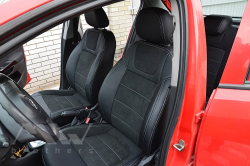 Set coprisedili su misura per Opel Corsa D (2006-2014) 5 porte, Leather style